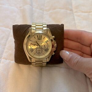 Michael Kors Unisex Gold Watch